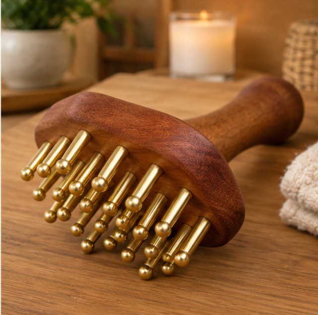 Brass Gua Sha Massager - Image 8